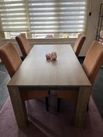 Eettafel (hout) te koop, Huis en Inrichting, Tafels | Eettafels, Ophalen, 50 tot 100 cm, Zo goed als nieuw, 150 tot 200 cm