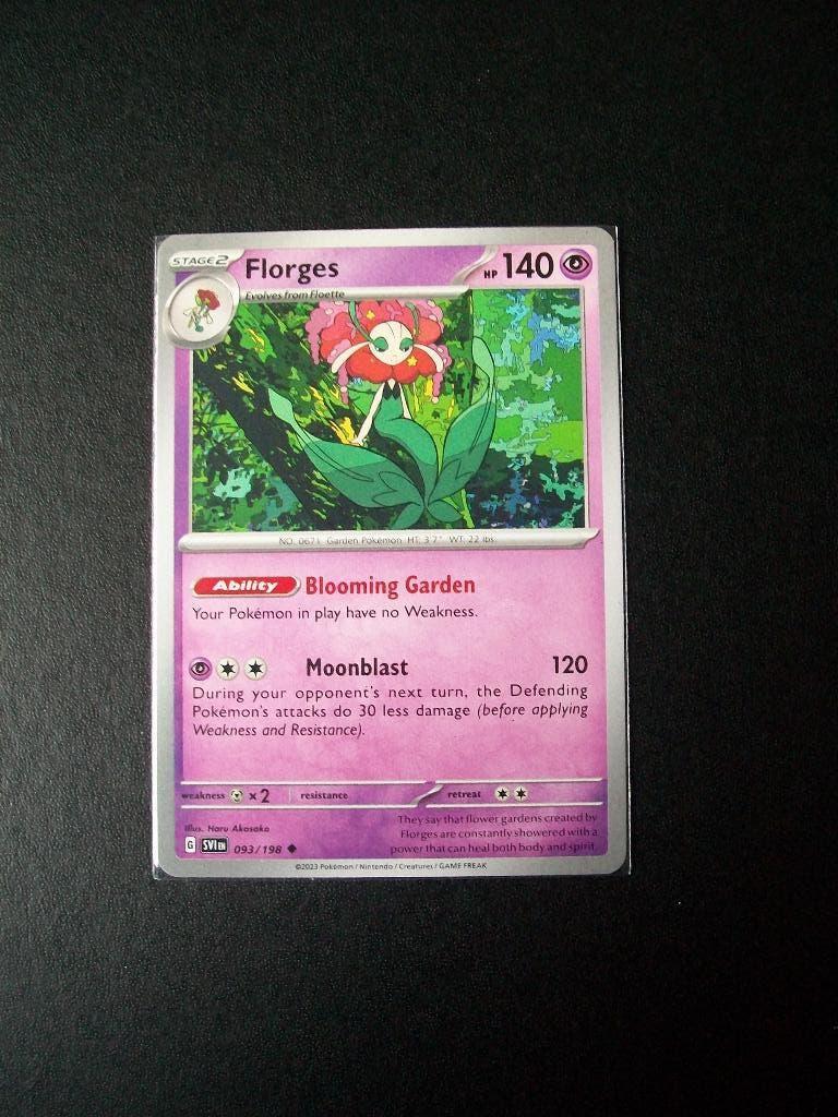 1220. Nieuwe Pokemon Kaart FLORGES HP140 (093/198), Verzenden, Nieuw, Losse kaart