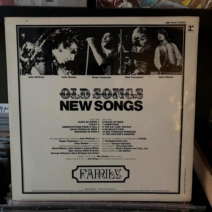 Family - Old Songs New Songs, Cd's en Dvd's, Vinyl | Rock, Gebruikt, Progressive, 12 inch, Ophalen of Verzenden