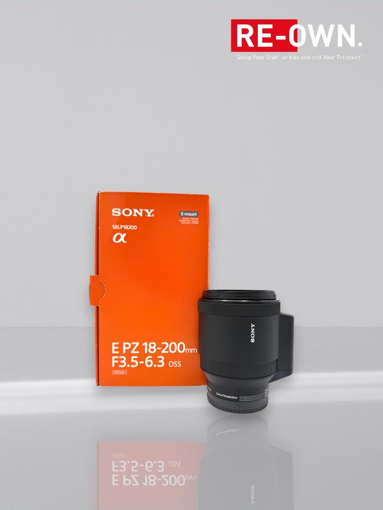 Sony E PZ 18-200mm f/3.5-6.3 OSS (nette staat + doos), Audio, Tv en Foto, Fotografie | Lenzen en Objectieven, ., Zo goed als nieuw