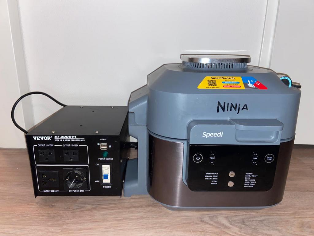 Ninja Speedi Rapid Cooker & Air Fryer + Transformer, Ophalen of Verzenden