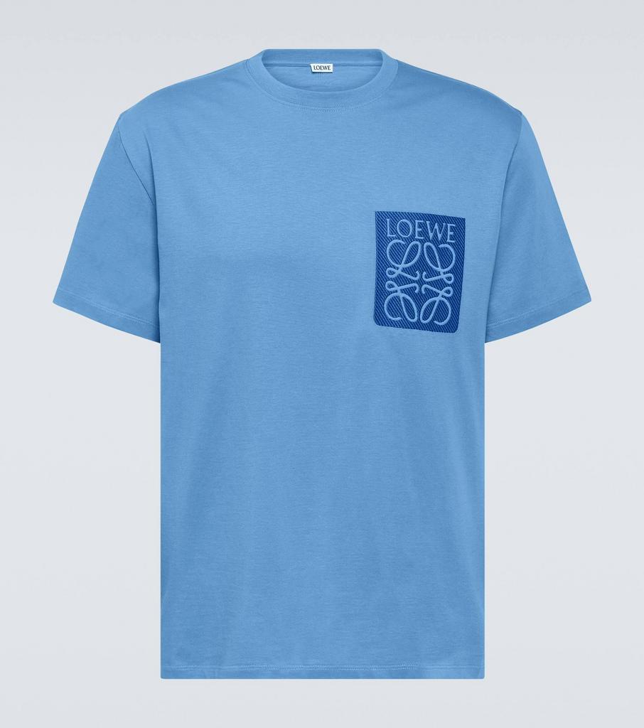 Loewe Anagram Riverea blue T shirt, Ophalen of Verzenden, Gedragen, Overige maten, Blauw