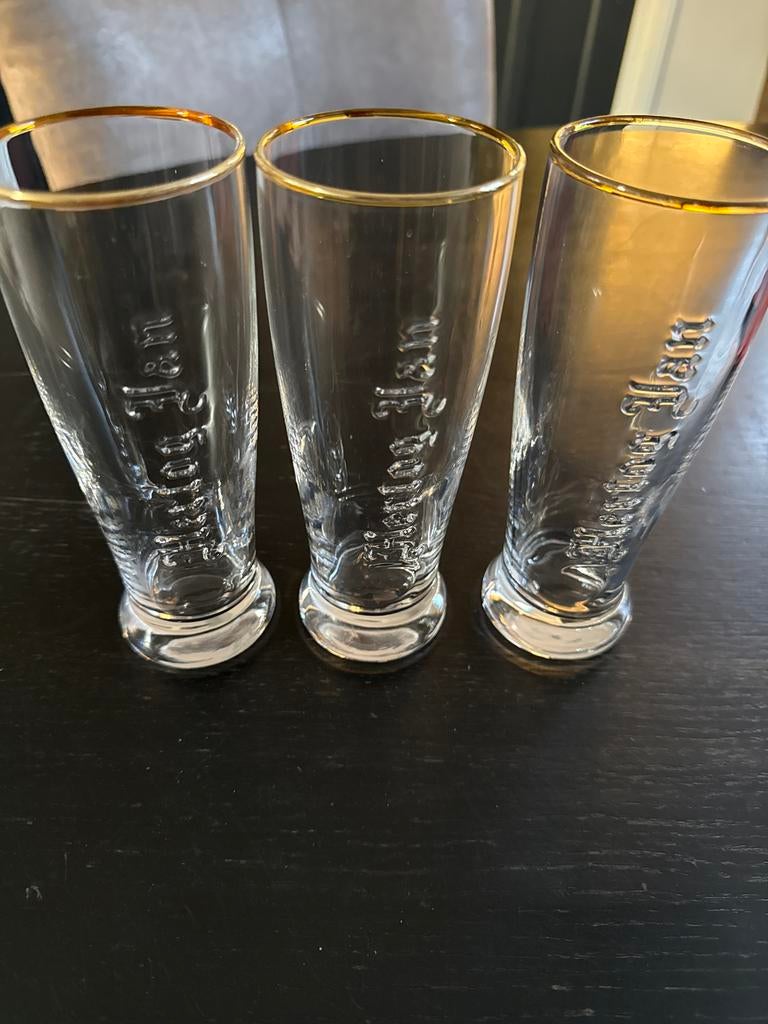 45 st. Hertog Jan bierglazen, zgan, Ophalen
