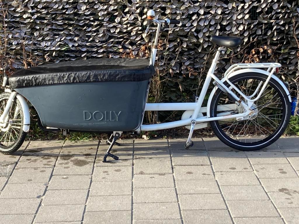 Dolly bakfiets niet elektrisch, Fietsen en Brommers, Fietsen | Bakfietsen, 4 kinderen of meer, Gebruikt, Huif, Ophalen