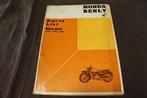 Honda Benly C90 C92 C95 125 154cc 1960 motorcycle parts list, Ophalen of Verzenden, Honda