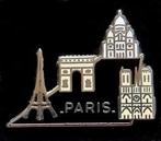 Paris pin- met 4 monumentale gebouwen, Verzamelen, Verzenden, Nieuw, Stad of Land, Speldje of Pin
