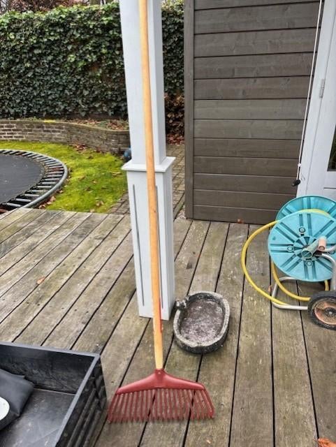 Mooie bladhark te koop, Ophalen, Zo goed als nieuw, Hark, Overige merken