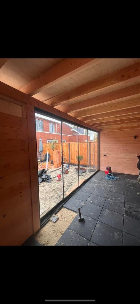 🏡✨ Glazen schuifwanden €275 incl. montage 1 week 🔥 👍, 80 tot 120 cm, Nieuw, Glasplaat, Veiligheidsglas