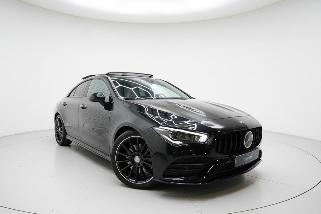 Mercedes-Benz CLA-klasse 200 AMG NIGHT PANO SFEER MEMORY, Auto's, CLA, Gebruikt, Zwart, 4 cilinders