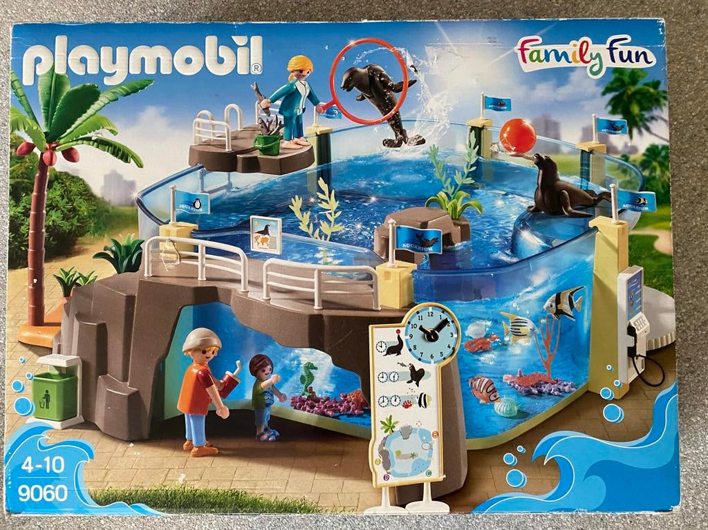Playmobil Aquarium waterpret 9060, Kinderen en Baby's, Speelgoed | Playmobil, Ophalen of Verzenden, Gebruikt, Complete set