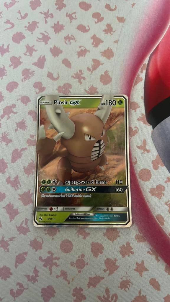 Pinsir GX Hidden Fates, Ophalen of Verzenden, Zo goed als nieuw
