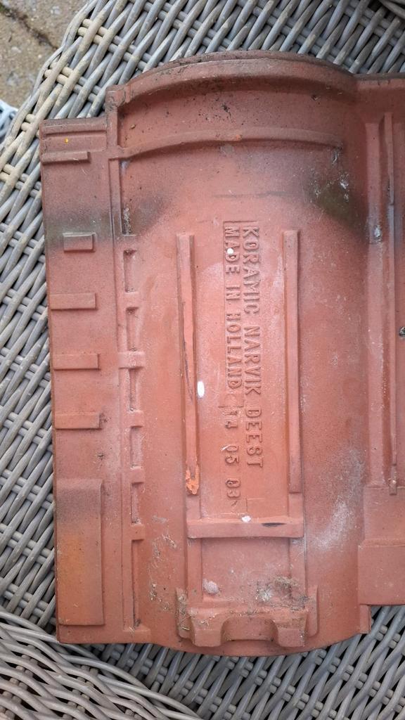 220 Groene Dakpannen - Keramic Narvik Deest, Doe-het-zelf en Verbouw, Dakpannen en Dakbedekking, Ophalen