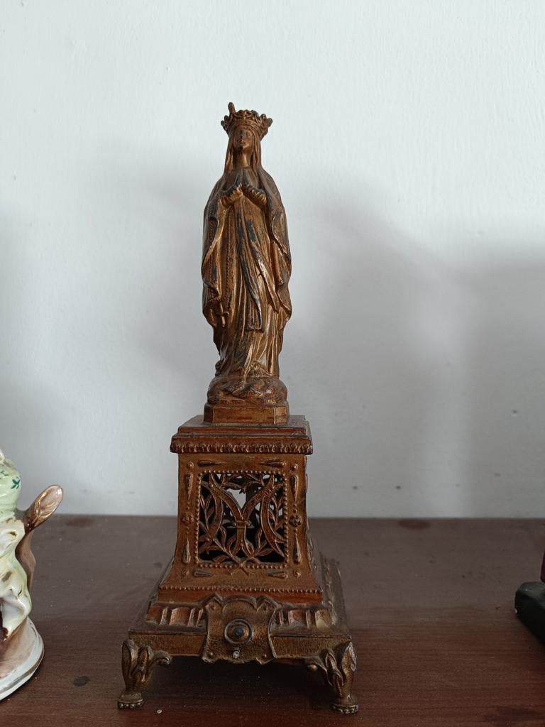 Beeldje van Maria met kroon, Antiek en Kunst, Kunst | Beelden en Houtsnijwerken, Ophalen