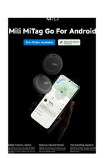 4x MiTag MiLi GPS-tracker voor rugzak, bagage, hond, MiLi, Onbekend, Ophalen of Verzenden, Zo goed als nieuw