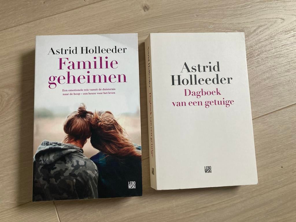 2 boeken van Astrid Holleeder: Familiegeheimen & Dagboek, Ophalen, Gelezen, Nederland