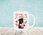 I Chews You Valentine - Mopshond Mok, Verzenden, Keramiek, Nieuw, Overige stijlen