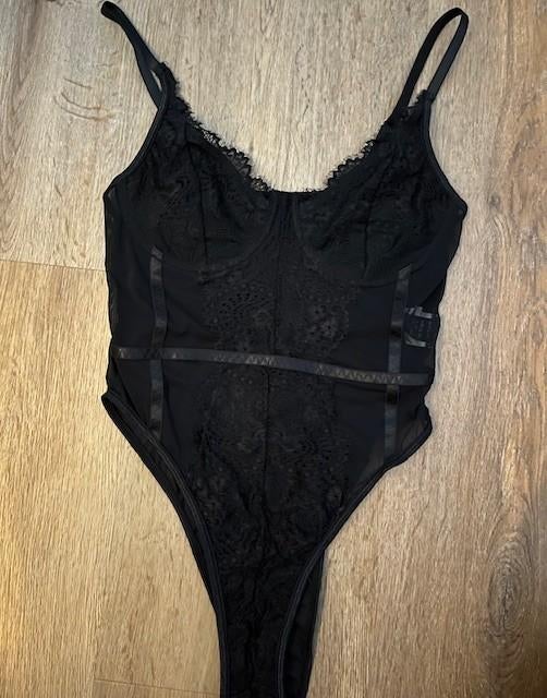 Body, Shein, Verzenden, Zwart, Body of Korset