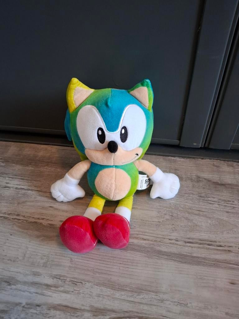 Knuffel - sonic, Kinderen en Baby's, Speelgoed | Knuffels en Pluche, Ophalen of Verzenden, Zo goed als nieuw, Overige typen