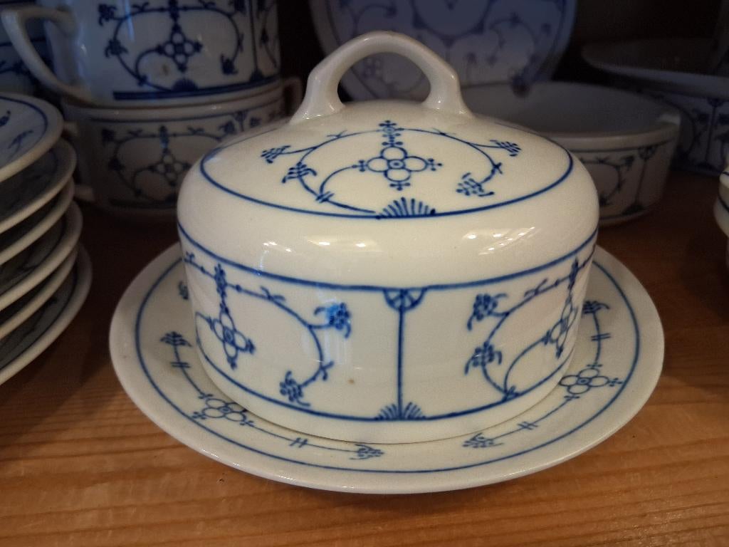 Blau Saks botervloot Jager, Huis en Inrichting, Keuken | Servies, Zo goed als nieuw, Overige typen, Overige stijlen, Porselein