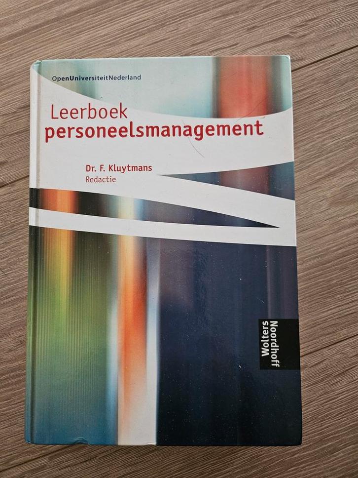 Leerboek personeelsmanagement - Dr. F. Kluytmans, Boeken, Studieboeken en Cursussen, Zo goed als nieuw, HBO, Gamma, Verzenden