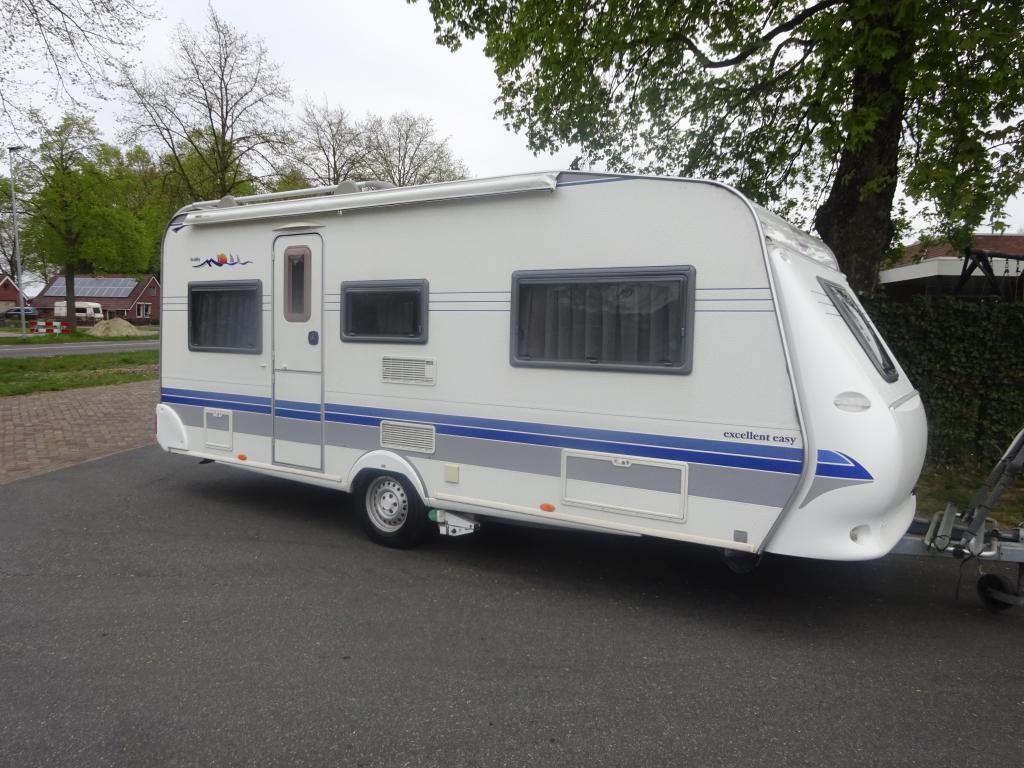 Hobby Excellent 495 UL +Mover, Caravans en Kamperen, Rondzit, Hobby, Bedrijf, 4 tot 5 meter