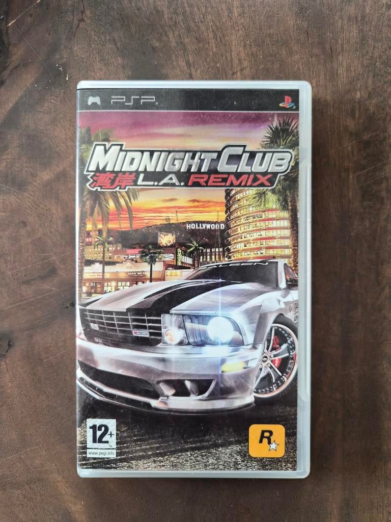 Midnight Club L.A. Remix PSP, Gebruikt, 1 speler, Racen en Vliegen, Ophalen of Verzenden