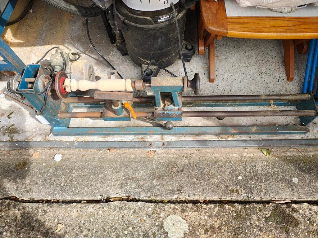 Houtdraaibank met onderstel, Ophalen, Gebruikt, Houtdraaibank, 500 tot 1000 mm