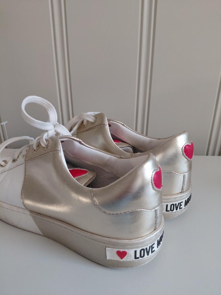 LOVE MOSHINO sneakers 38, Wit, Ophalen of Verzenden, Sneakers of Gympen, Love moschino