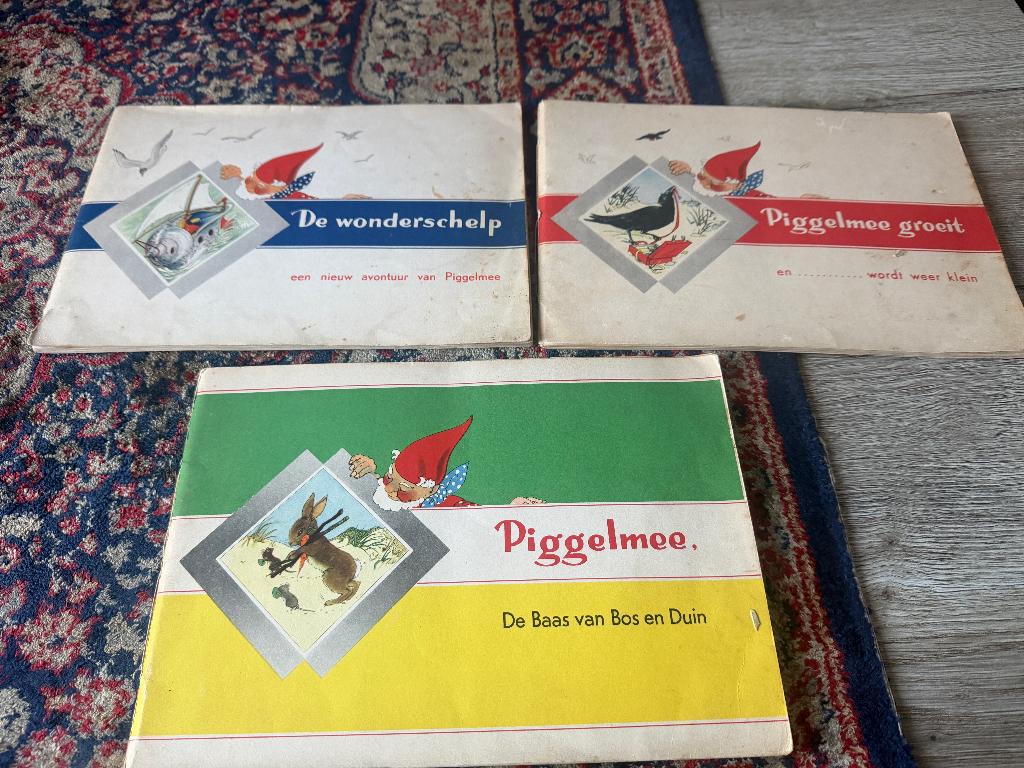 Piggelmee. 3 oude Albums., Ophalen of Verzenden, Zo goed als nieuw, Plaatjesalbum