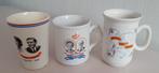 3 Herdenkingsbekers 2 x Koninklijk Nederland., Ophalen of Verzenden, Gebruikt, Nederland, Servies