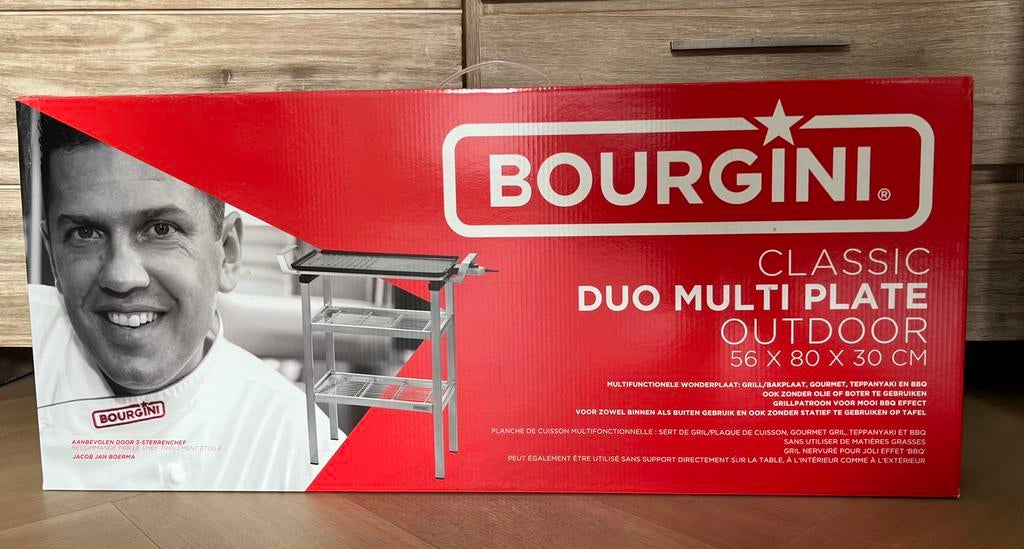 Bourgini Classic Duo Multi Plate Outdoor – Bakplaat, Ophalen of Verzenden, Nieuw