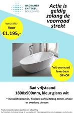 Vrijstaand baden en half vrijstaande baden, Ophalen, Nieuw, Chroom, Douche