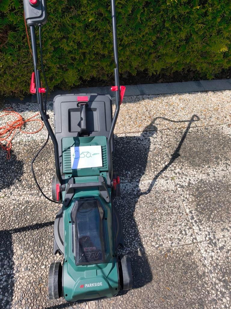 Parkside accu grasmaaier, Tuin en Terras, Grasmaaiers, Ophalen