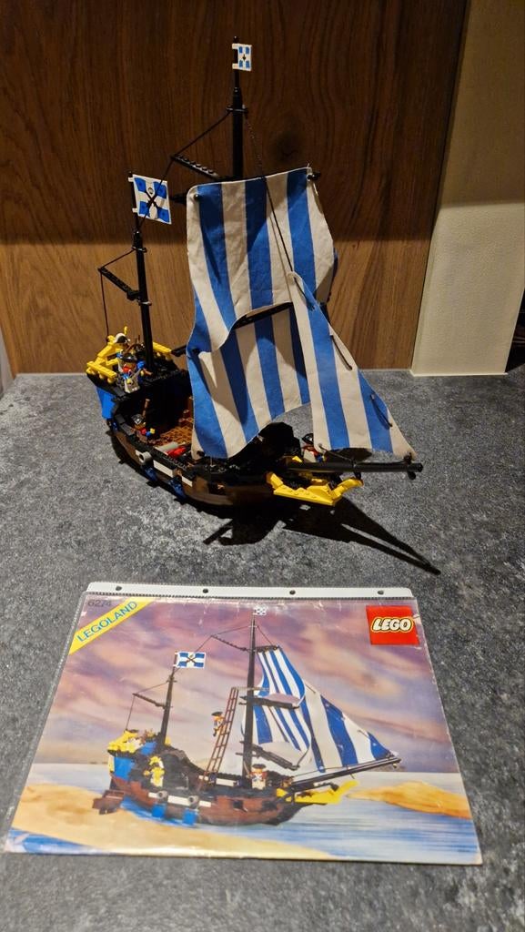 Vintage LEGO Pirates Caribbean Clipper
(6274) 100% Compleet, Ophalen of Verzenden, Gebruikt, Complete set, Lego