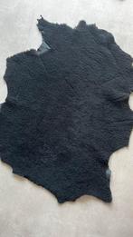 Zwart schapenvacht, decoratief en comfortabel, Zwart, Zo goed als nieuw, Overige vormen, 50 tot 100 cm