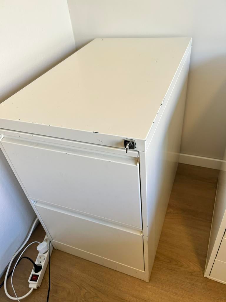 Dossierkast met 2 laden inclusief hangmappen, Huis en Inrichting, Ophalen, 50 tot 100 cm, Zo goed als nieuw, Minder dan 100 cm