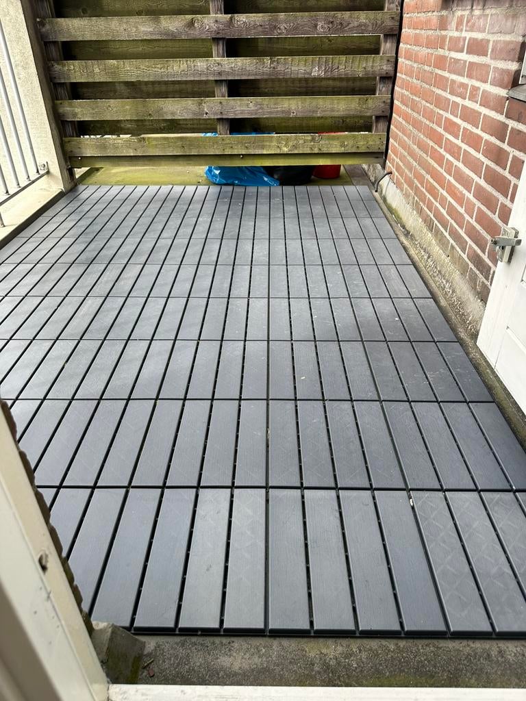 Vlonders - RUNNEN IKEA, Tuin en Terras, Terrasdelen en Vlonders, Ophalen of Verzenden, Gebruikt, Hout