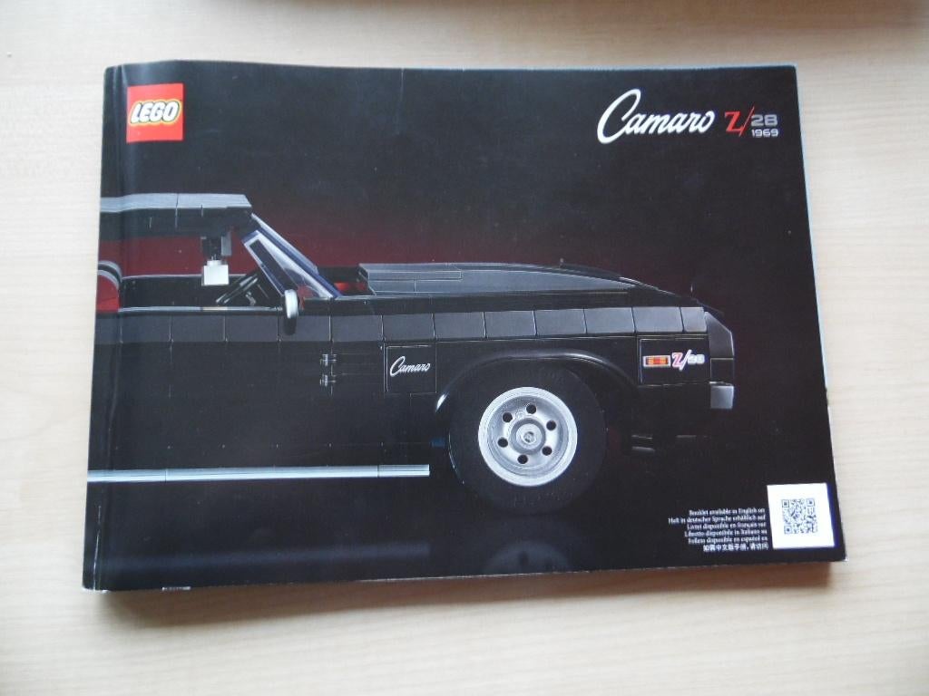 Lego 10304 Creator Chevrolet Camaro Z28 1969, Lego, Ophalen of Verzenden, Zo goed als nieuw, Compleet