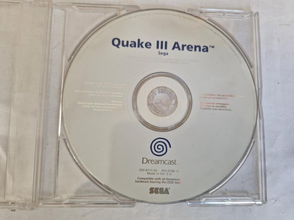 QUAKE III ARENA promo NOT FOR RE-SALE, Gebruikt, 1 speler, Racen en Vliegen, Ophalen of Verzenden