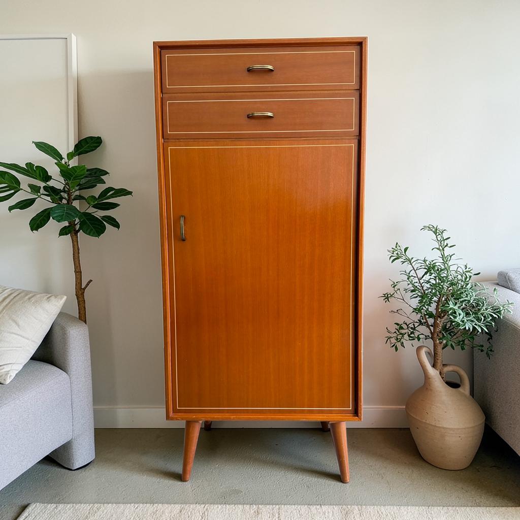 Vintage Formule Kempkes dressoir | highboarrd | Dutch design, Huis en Inrichting, Kasten | Dressoirs, Ophalen, Met deur(en), 50 tot 100 cm