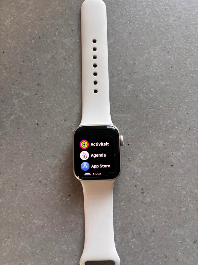 Apple Watch 40mm, Ophalen, Gebruikt, Hartslag, Wit