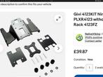 Bagagerek voor Kawasaki H2 SX - Givi 4123KIT, Motoren, Accessoires | Koffers en Tassen, Ophalen of Verzenden, Gebruikt