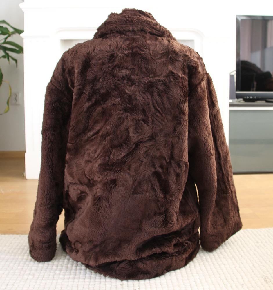 Warme Gina Dames Jas (L) € 30,-, Kleding | Dames, Bruin, Maat 42/44 (L), Ophalen of Verzenden, Gedragen