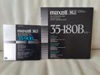 MAXELL XLI 35-180B 35-90B reel-to-reel banden tapes, Ophalen of Verzenden, Onderdeel, Met banden