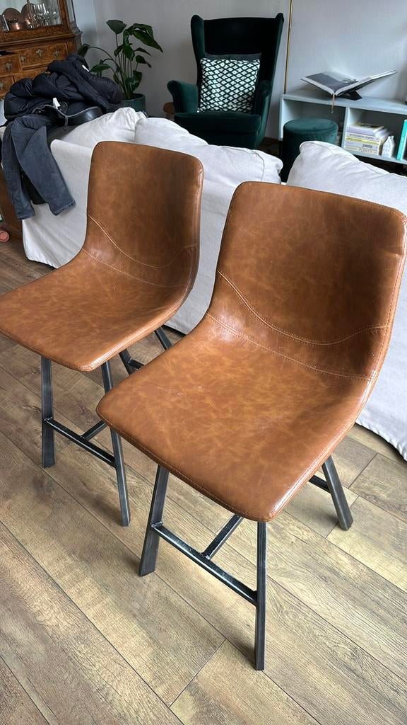 Bar krukken, Huis en Inrichting, Barkrukken, Ophalen, Zo goed als nieuw, 60 tot 90 cm