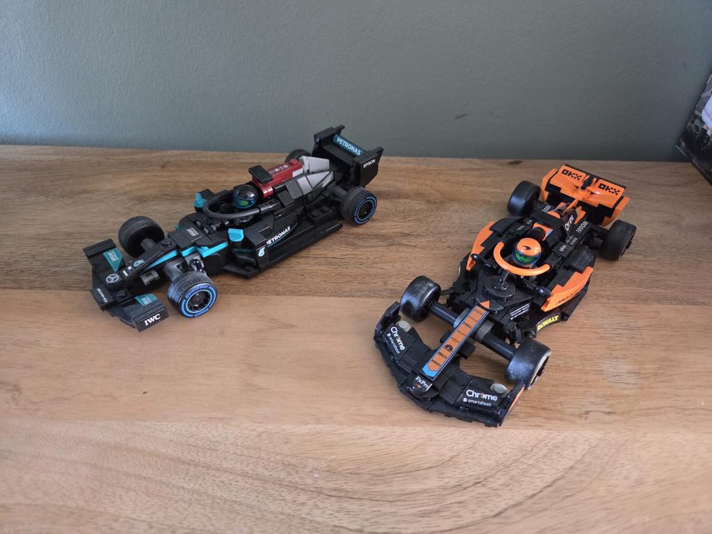 Lego F1 auto's, Gebruikt, Lego, Compleet, Complete set
