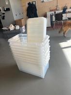 HEMA verrijdbare plastic bakken met deksel 70 L, Ophalen, Zo goed als nieuw