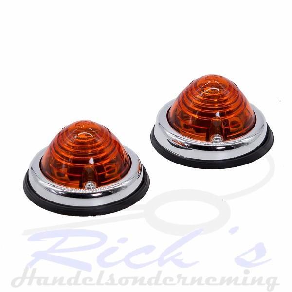 Positielamp- toplamp 2 delig rood, wit of oranje, Caravans en Kamperen, Caravan accessoires, Nieuw, Ophalen of Verzenden