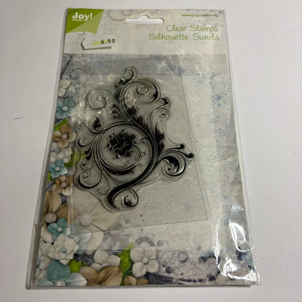 C Stempel joy swirl, Hobby en Vrije tijd, Stempelen, Ophalen of Verzenden, Zo goed als nieuw