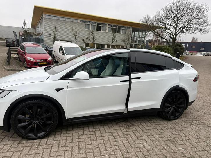 Tesla Model X 2018 Wit, Auto's, Tesla, Bedrijf, Model X, 360° camera, 4x4, ABS, Achteruitrijcamera, Adaptieve lichten, Adaptive Cruise Control